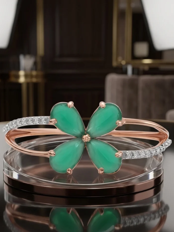 Elegant Rose Gold Diamond Ring ALR00815