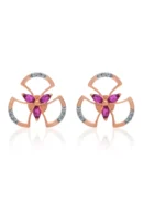 Gold Earrings APS00274E